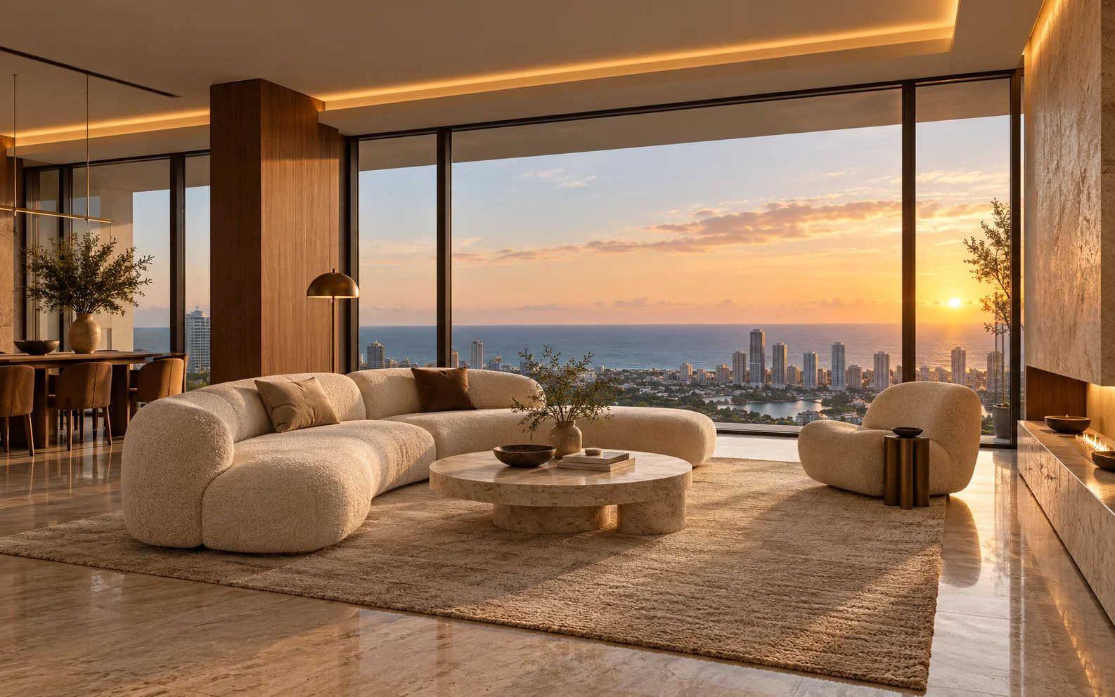 Original concept study of a contemporary residential interior